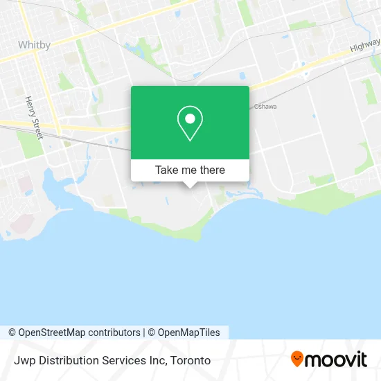 Jwp Distribution Services Inc map