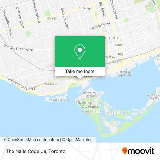 The Nails Code Ua map