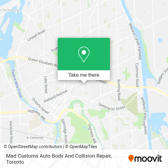 Mad Customs Auto Body And Collision Repair map