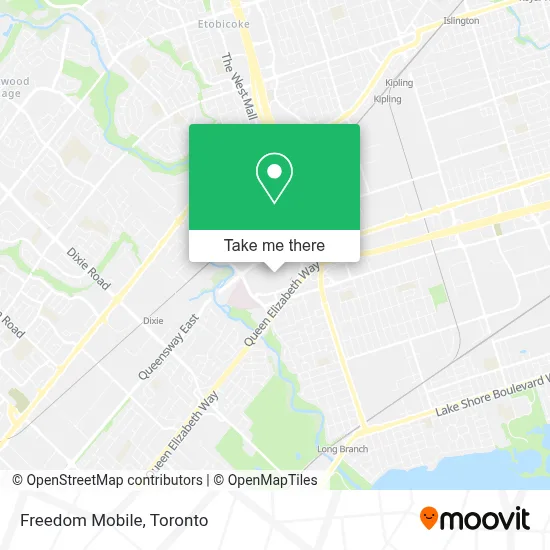 Freedom Mobile map