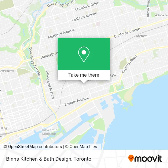 Binns Kitchen & Bath Design map