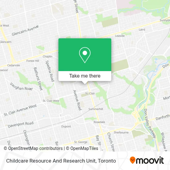 Childcare Resource And Research Unit map