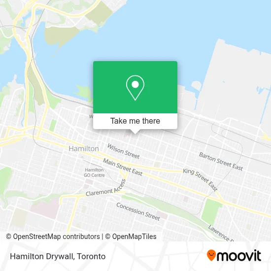 Hamilton Drywall map