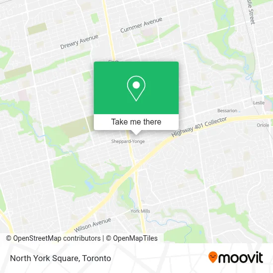 North York Square map