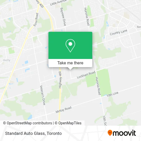 Standard Auto Glass map