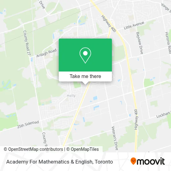 Academy For Mathematics & English map