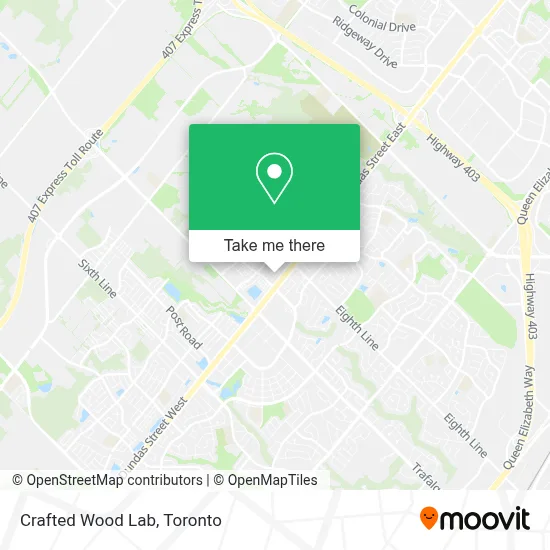 Crafted Wood Lab map