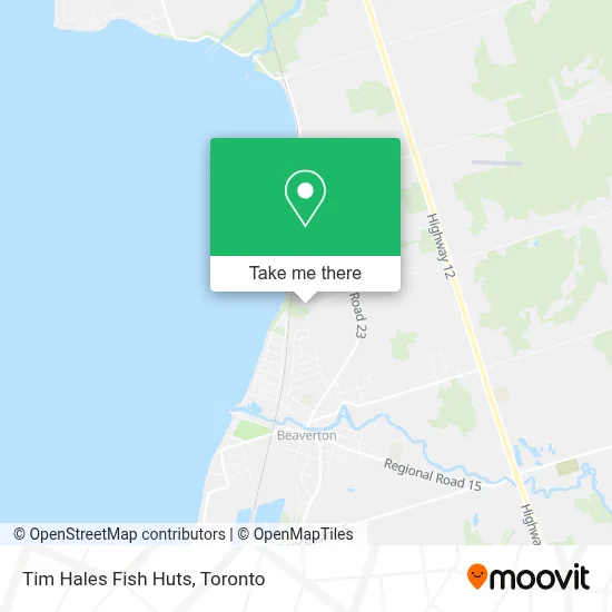 Tim Hales Fish Huts map