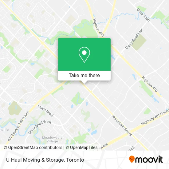 U-Haul Moving & Storage map