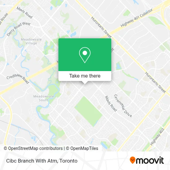 Cibc Branch With Atm map