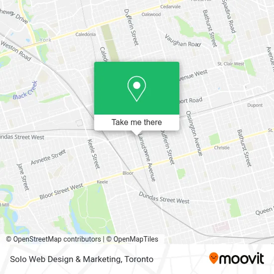 Solo Web Design & Marketing map
