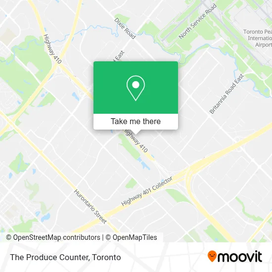 The Produce Counter map