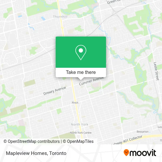 Mapleview Homes map