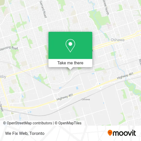 We Fix Web map