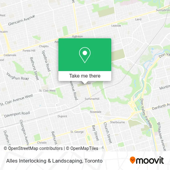 Alles Interlocking & Landscaping map