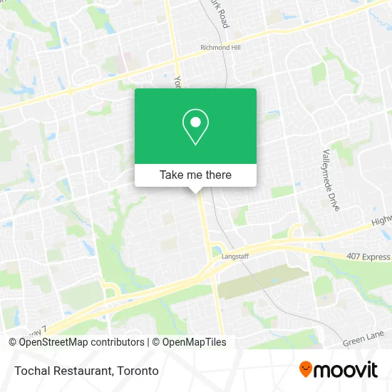 Tochal Restaurant map