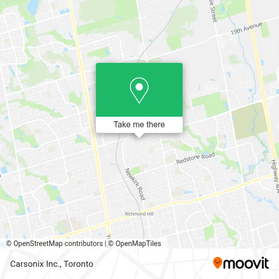 Carsonix Inc. map