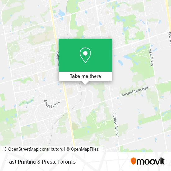 Fast Printing & Press map