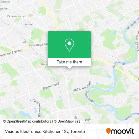 Visions Electronics Kitchener 12v map