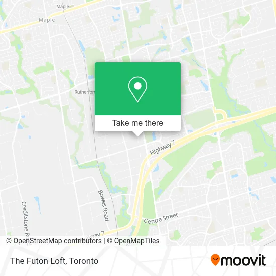 The Futon Loft map