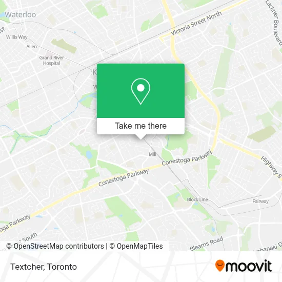 Textcher map