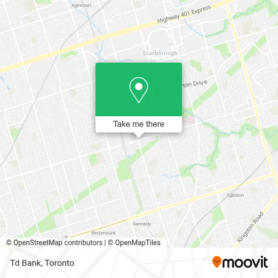 Td Bank map