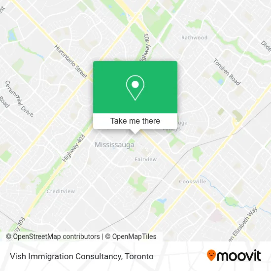 Vish Immigration Consultancy map