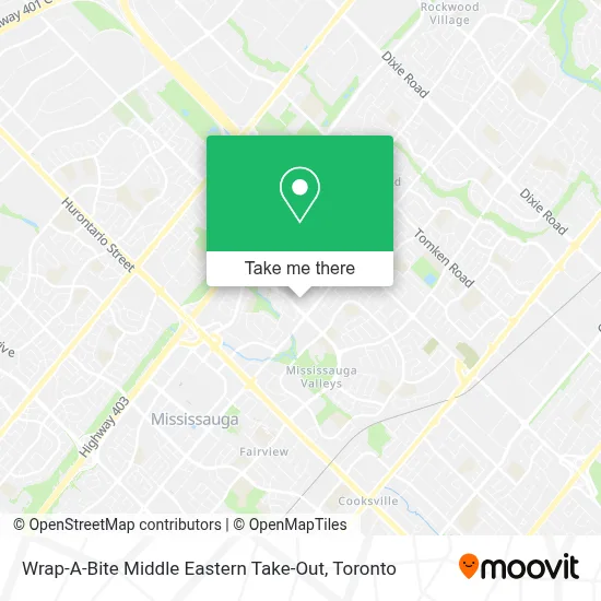Wrap-A-Bite Middle Eastern Take-Out map