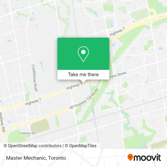Master Mechanic map