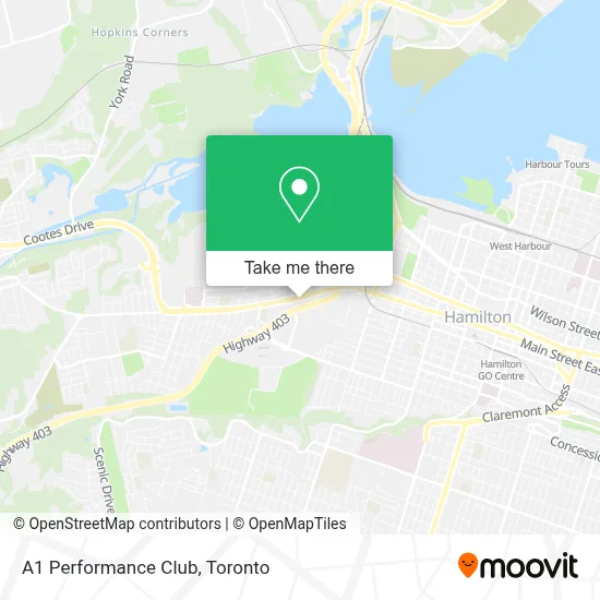 A1 Performance Club map
