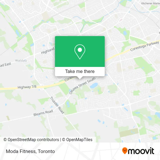 Moda Fitness map