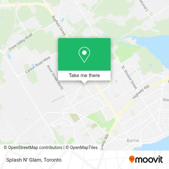 Splash N' Glam map