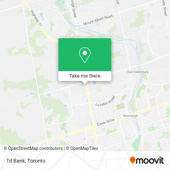 Td Bank map