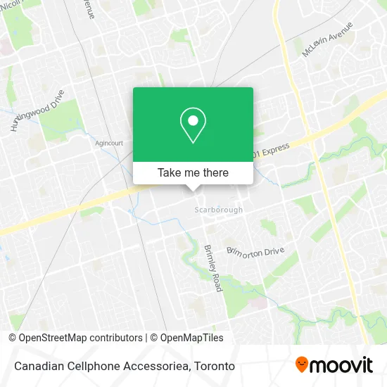 Canadian Cellphone Accessoriea map