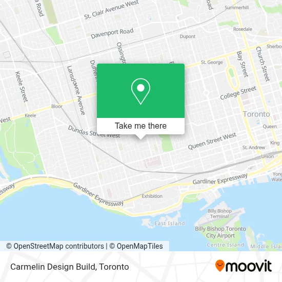Carmelin Design Build map