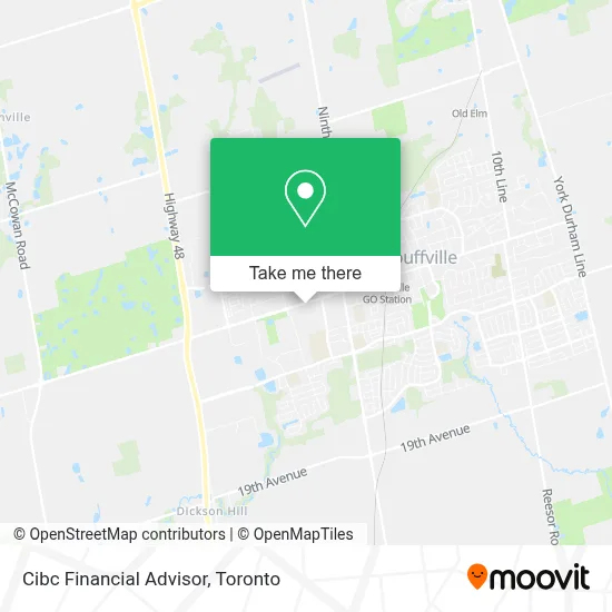 Cibc Financial Advisor map