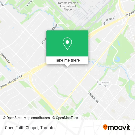 Chec Faith Chapel map