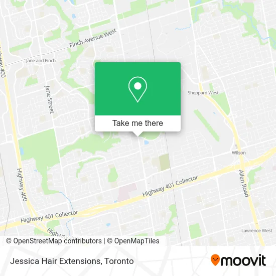 Jessica Hair Extensions map