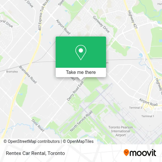 Rentex Car Rental map