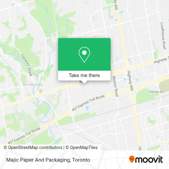 Majic Paper And Packaging map