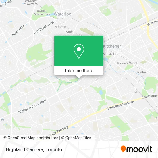 Highland Camera map