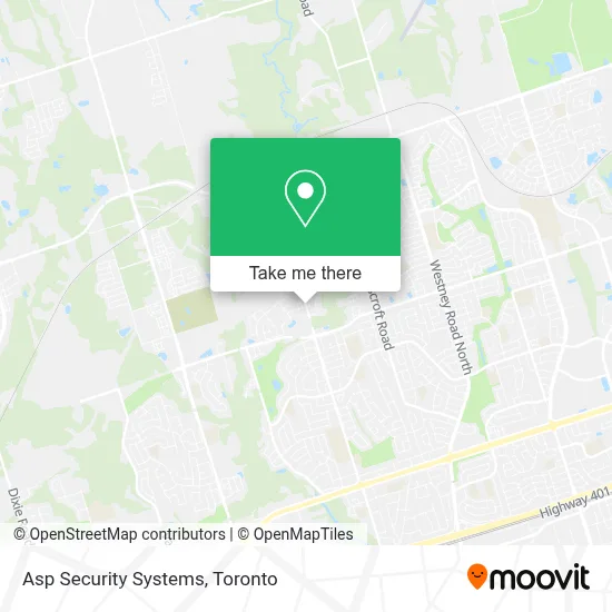 Asp Security Systems map