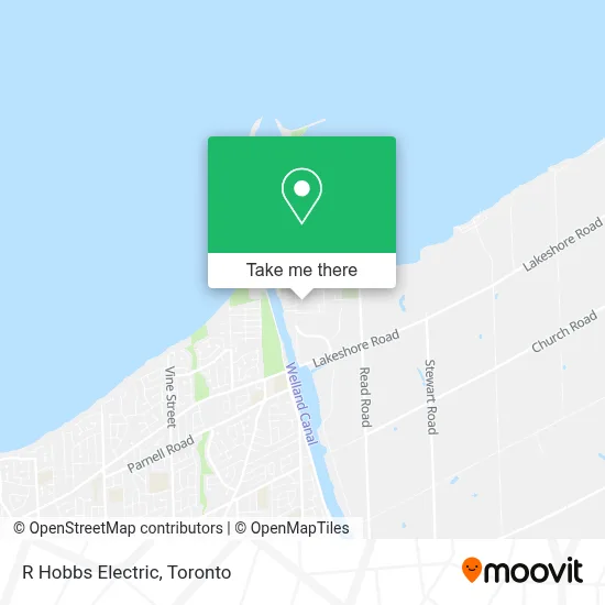 R Hobbs Electric map