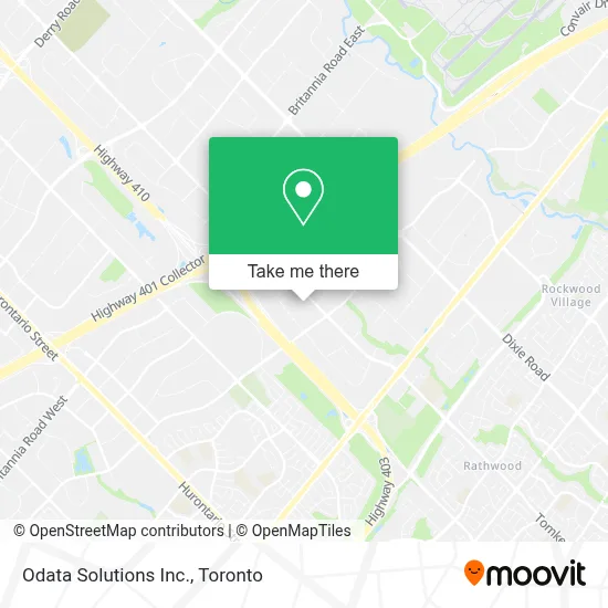 Odata Solutions Inc. map