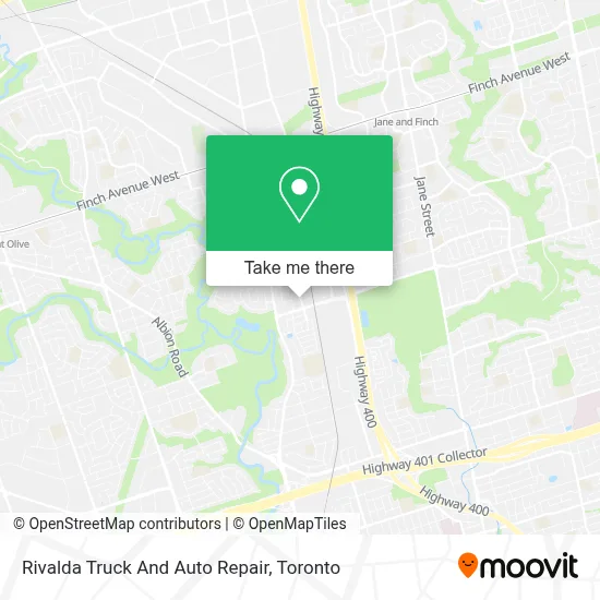 Rivalda Truck And Auto Repair map