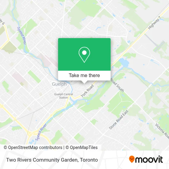 Two Rivers Community Garden map