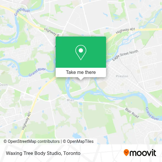 Waxing Tree Body Studio map