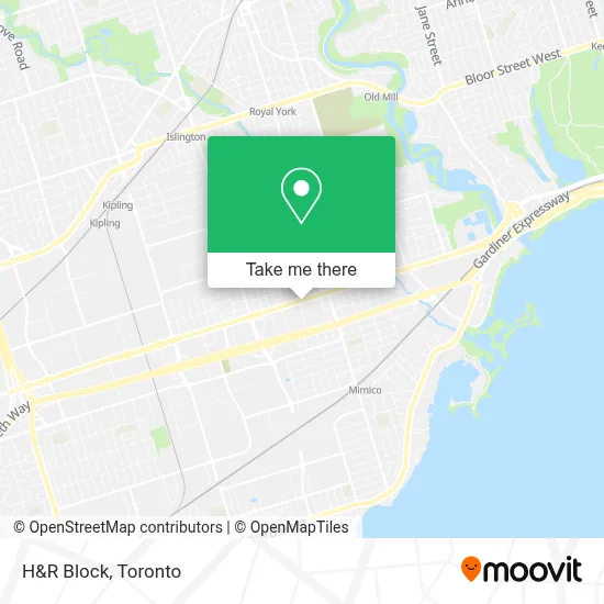 H&R Block map
