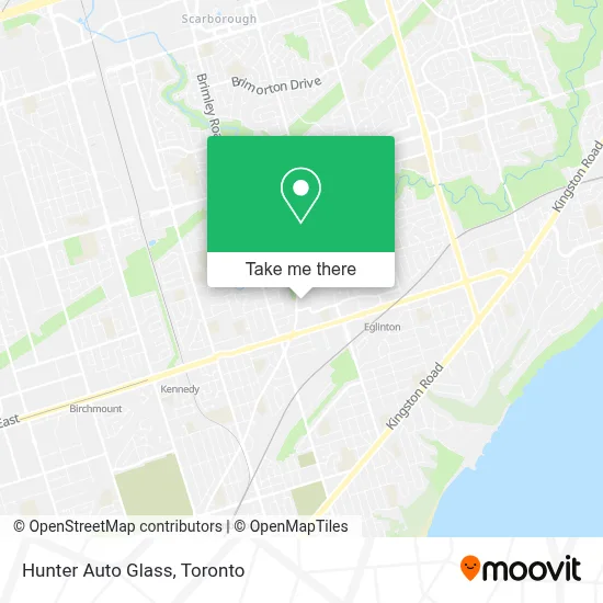 Hunter Auto Glass map