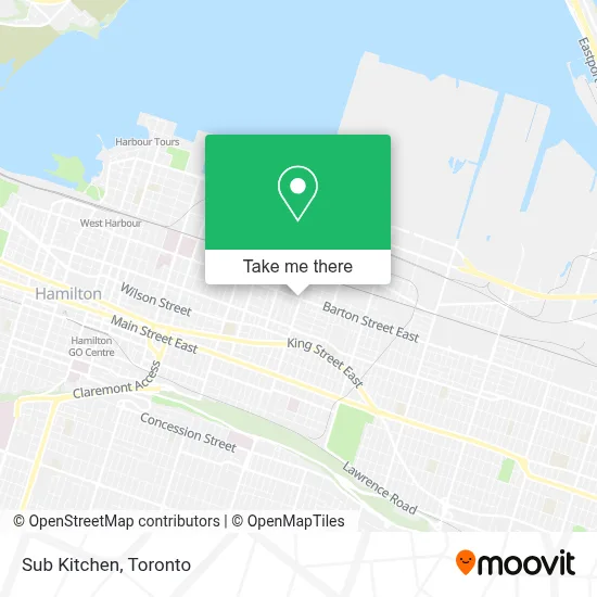 Sub Kitchen map